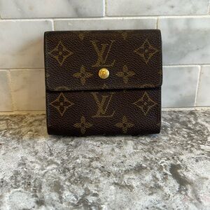 Louis Vuitton Portefeuille Elise Monogram. Authentic